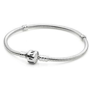 Silver pandora bracelet 8”